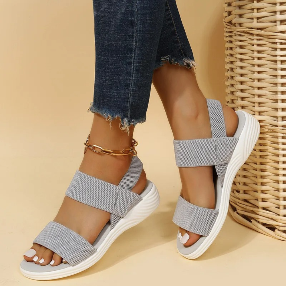 Lucia Sandalen | Orthopedische Dames Slip-Ons met Ademend Mesh en Comfortabele Steun