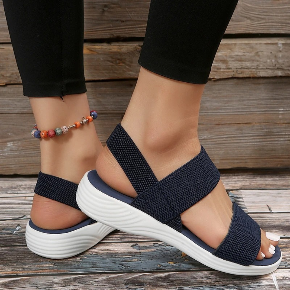 Lucia Sandalen | Orthopedische Dames Slip-Ons met Ademend Mesh en Comfortabele Steun