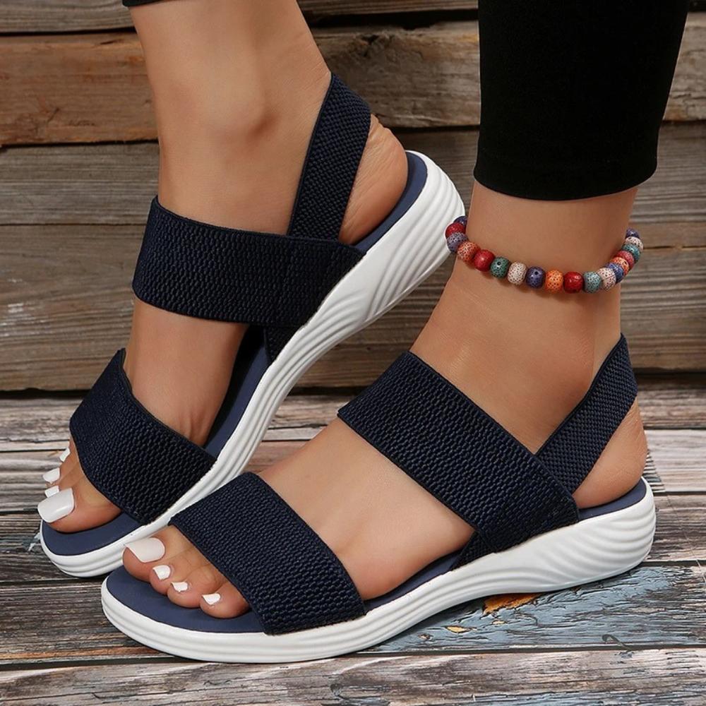 Lucia Sandalen | Orthopedische Dames Slip-Ons met Ademend Mesh en Comfortabele Steun