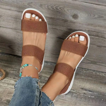 Lucia Sandalen | Orthopedische Dames Slip-Ons met Ademend Mesh en Comfortabele Steun