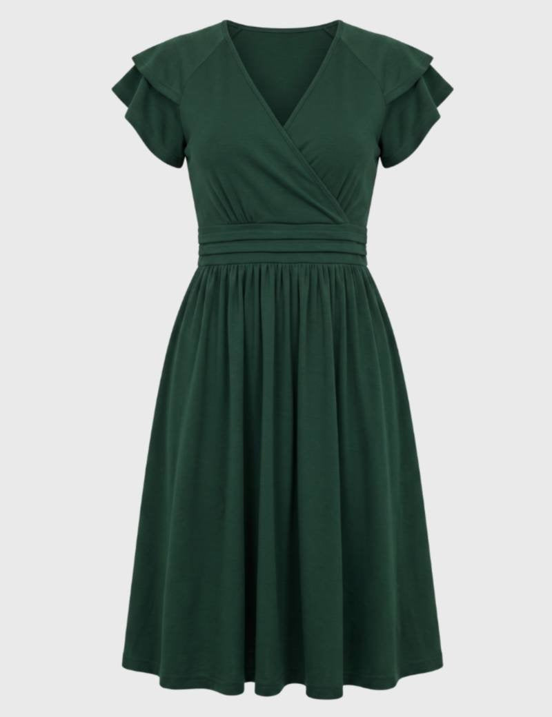 midi-jurk-dames-v-hals-met-rufflemouwen-getailleerd-1.jpg