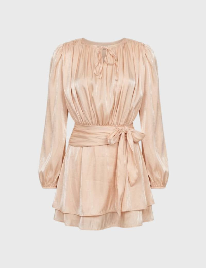 mini-jurk-dames-elegant-met-strikceintuur-geplooide-mouwen-1.jpg