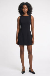 Strapless Mini Jurk Dames Aansluitend Feest Avond - Zwart / Wit / Bordeaux - Maelen