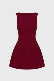 Strapless Mini Jurk Dames Aansluitend Feest Avond - Zwart / Wit / Bordeaux - Maelen