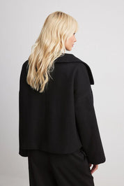 Isabella Romano Elise  | Wolblend Jas met Dubbele Knoopsluiting