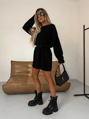 ENA - tuniekjurk voor dames  met lange mouwen en korte rok