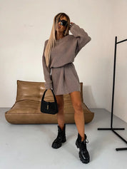 ENA - tuniekjurk voor dames  met lange mouwen en korte rok