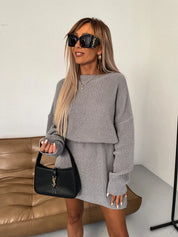 ENA - tuniekjurk voor dames  met lange mouwen en korte rok