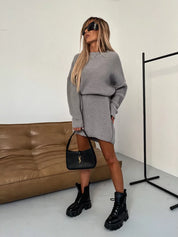 ENA - tuniekjurk voor dames  met lange mouwen en korte rok