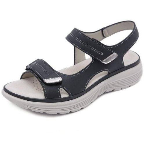 OrthoDaily Zomersandalen | Orthopedische Dames Sandalen met Brede Teendoos en Hielkussens