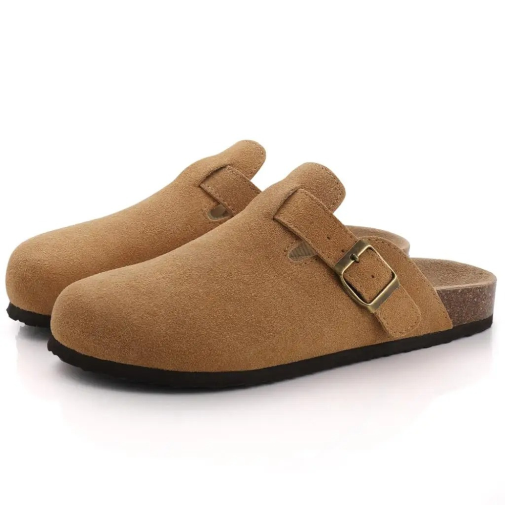 Camilla Clogs | Orthopedische Unisex Pantoffels met Fleece Voetbed en Kurken Zool