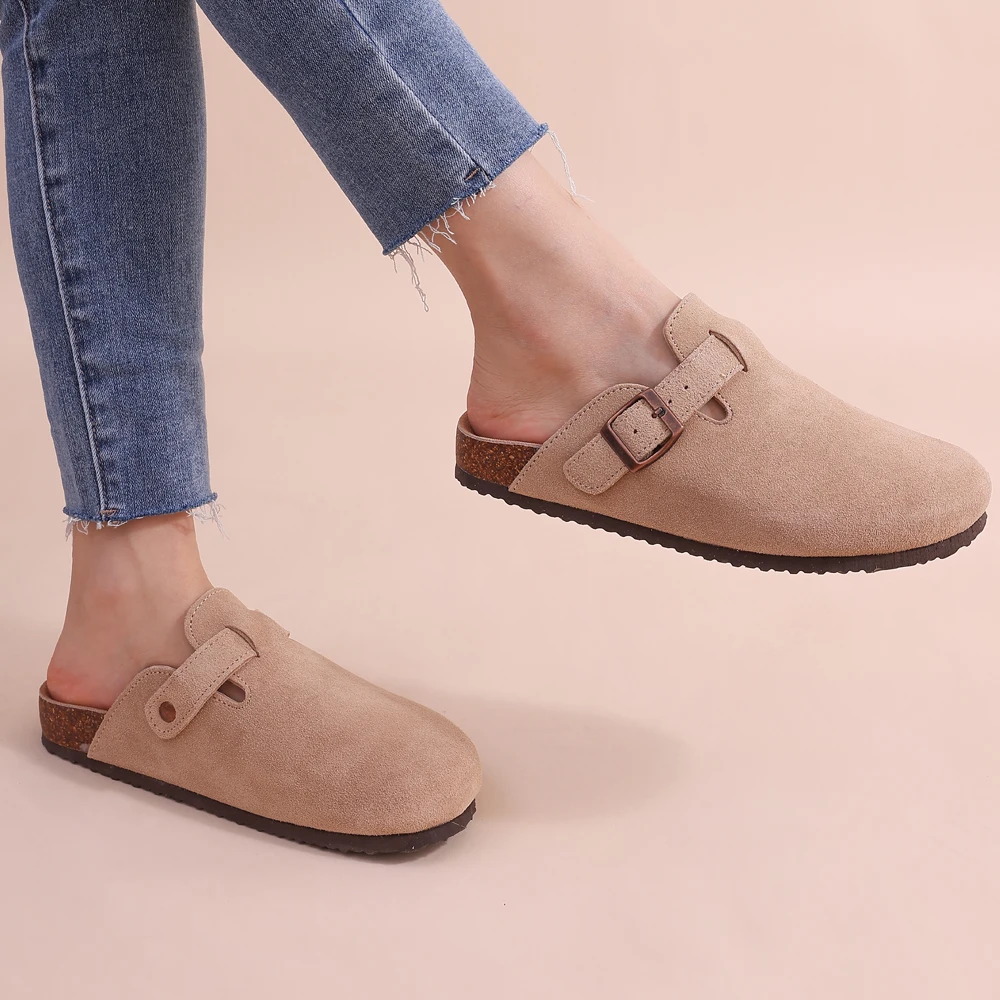 Isabella Pantoffels | Orthopedische Unisex Slippers met Fleece Voetbed en Kurken Zool