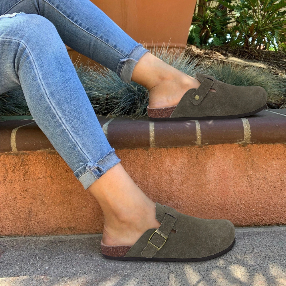 Isabella Pantoffels | Orthopedische Unisex Slippers met Fleece Voetbed en Kurken Zool