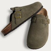Camilla Clogs | Orthopedische Unisex Pantoffels met Fleece Voetbed en Kurken Zool