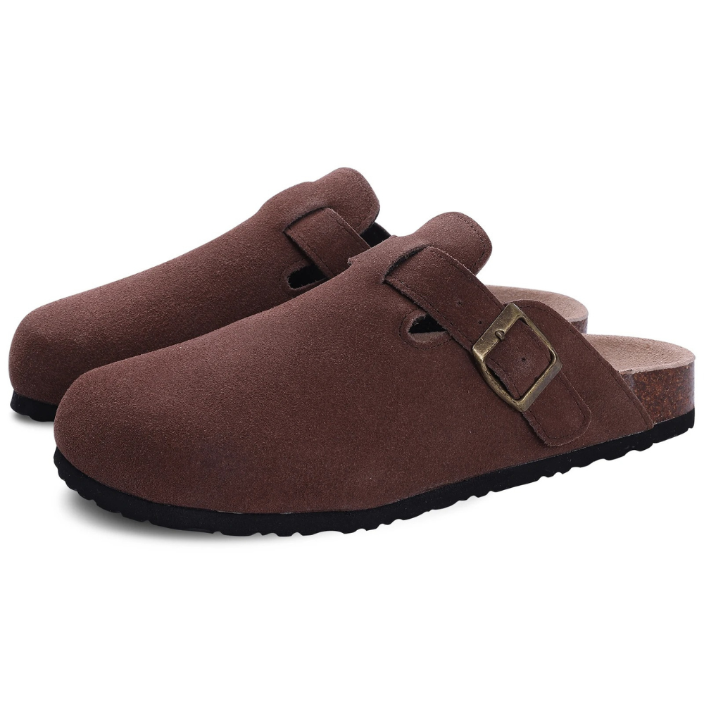 Camilla Clogs | Orthopedische Unisex Pantoffels met Fleece Voetbed en Kurken Zool