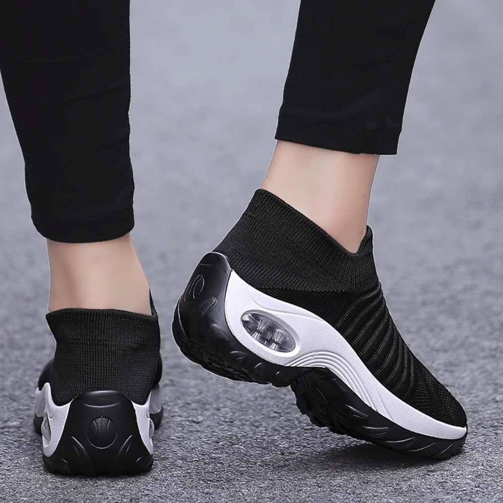Orthopedische Diabetic Wandelschoenen Voor Dames – Zomer Sneakers Met Luchtkussen, Boogondersteuning & Slip-on Design – Ademend Mesh – 6 Kleuren, Maten 36-43