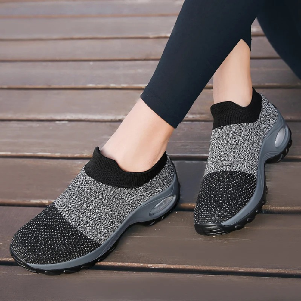 OrthoAir Schoenen | Orthopedische Dames Wandelschoenen met Voetboogsteun en Brede Pasvorm