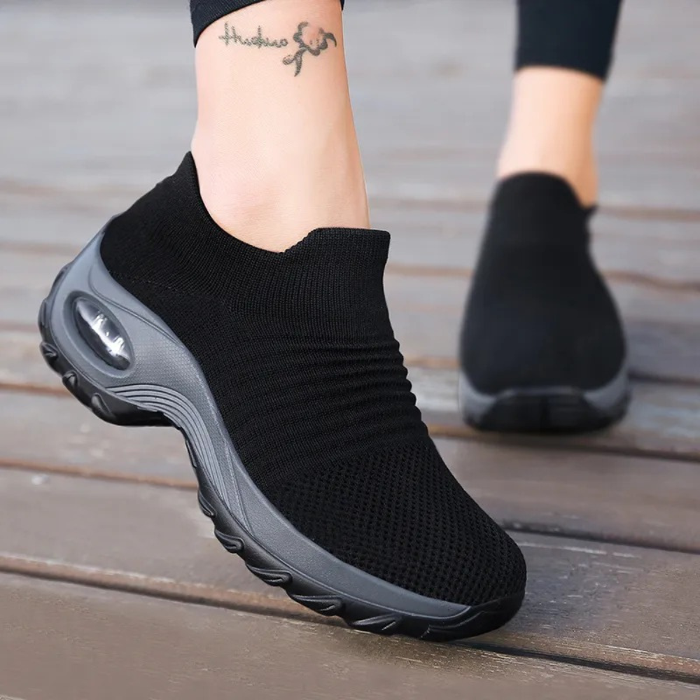 OrthoAir Schoenen | Orthopedische Dames Wandelschoenen met Voetboogsteun en Brede Pasvorm