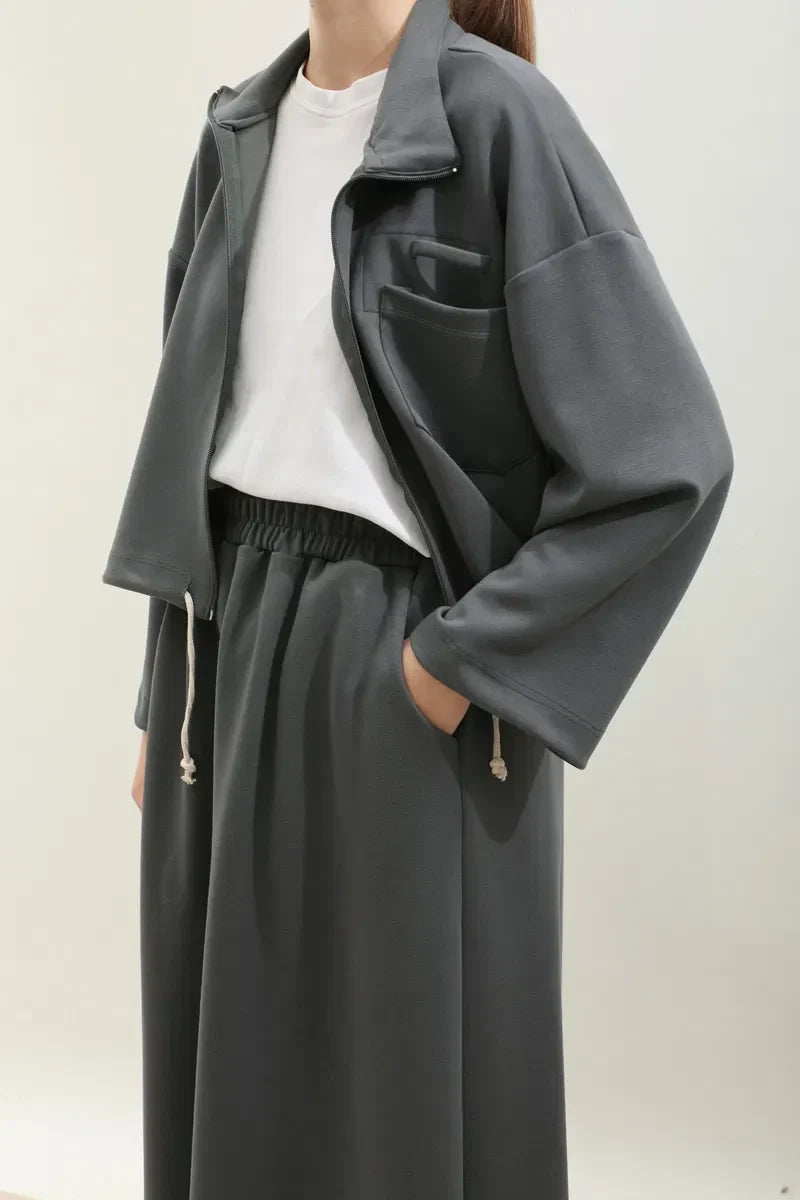 Elena Set | Elegante Tuniek en Rok Set met Losse Pasvorm en Comfortabele Stof