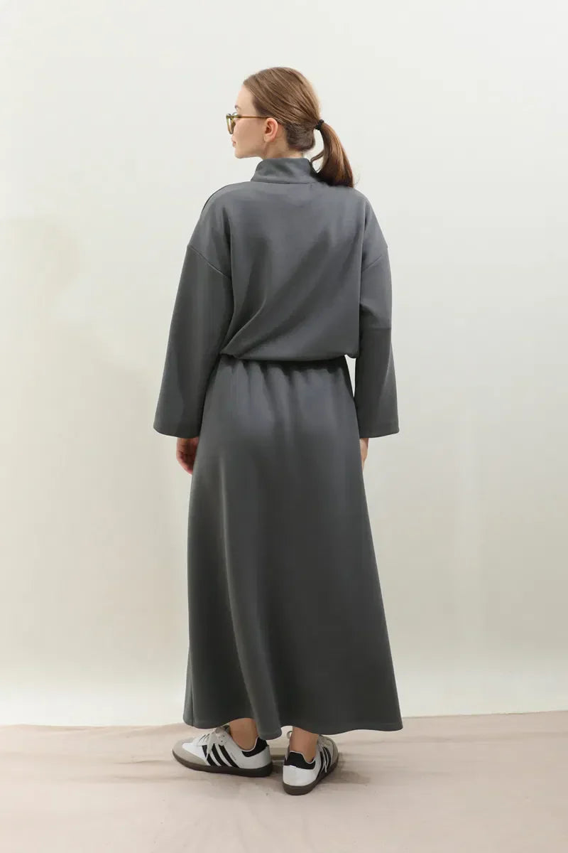 Elena Set | Elegante Tuniek en Rok Set met Losse Pasvorm en Comfortabele Stof