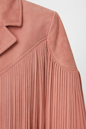 Dames Franjejas Western Suède Look Korte Pasvorm - Roze / Bruin - Maelen