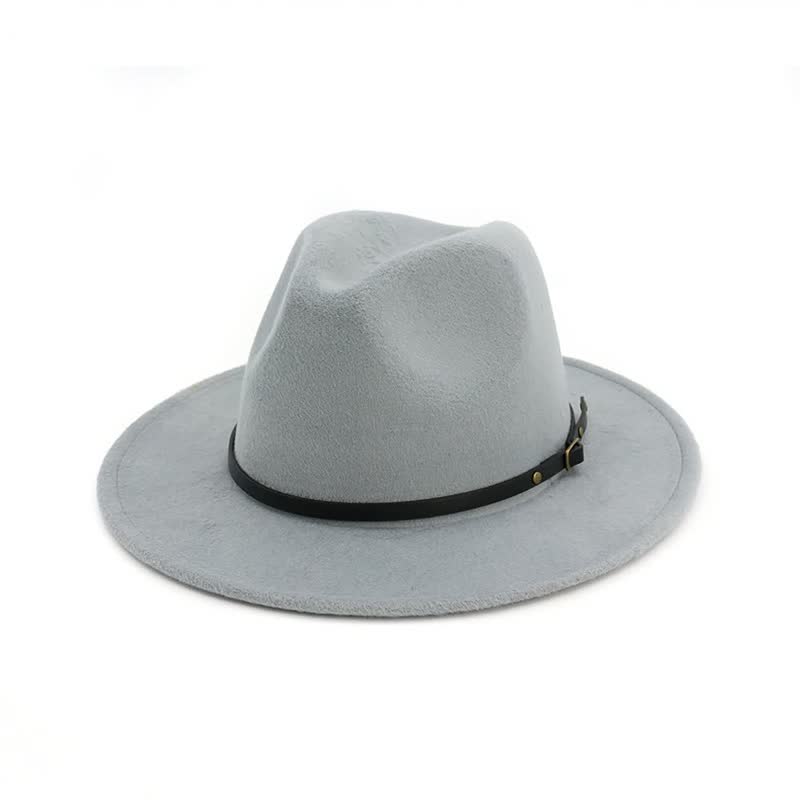 Eliane | Klassieke Fedora Hoed Dames met Leren Band - Tijdloos, Stijlvol en Veelzijdig - Camel / Zwart / Bordeaux