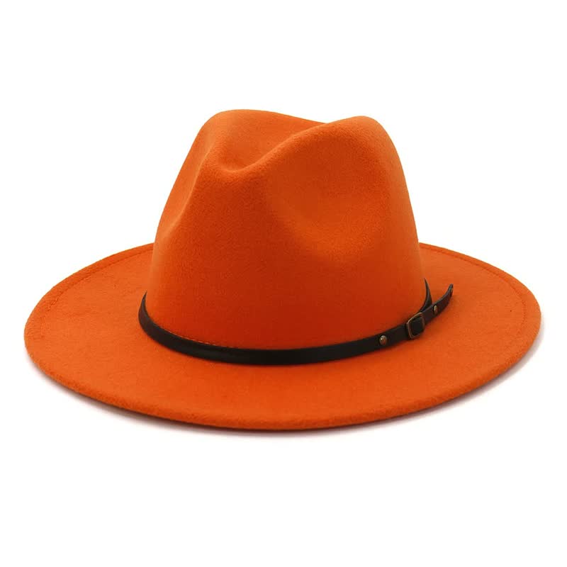 Eliane | Klassieke Fedora Hoed Dames met Leren Band - Tijdloos, Stijlvol en Veelzijdig - Camel / Zwart / Bordeaux