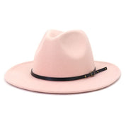 Eliane | Klassieke Fedora Hoed Dames met Leren Band - Tijdloos, Stijlvol en Veelzijdig - Camel / Zwart / Bordeaux