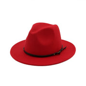 Eliane | Klassieke Fedora Hoed Dames met Leren Band - Tijdloos, Stijlvol en Veelzijdig - Camel / Zwart / Bordeaux