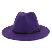 Eliane | Klassieke Fedora Hoed Dames met Leren Band - Tijdloos, Stijlvol en Veelzijdig - Camel / Zwart / Bordeaux