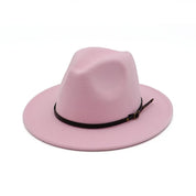 Eliane | Klassieke Fedora Hoed Dames met Leren Band - Tijdloos, Stijlvol en Veelzijdig - Camel / Zwart / Bordeaux