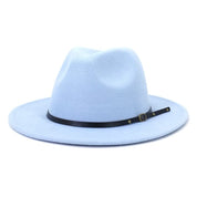 Eliane | Klassieke Fedora Hoed Dames met Leren Band - Tijdloos, Stijlvol en Veelzijdig - Camel / Zwart / Bordeaux