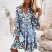 Boha Jurk | Bohemian Zomerjurk met Elegante Details en Comfortabele Pasvorm