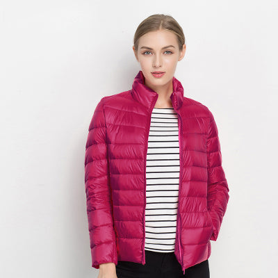 Isabelle Lichtgewicht donsjas dames – warme waterafstotende puffer jas voor herfst winter