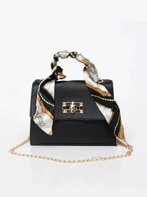 Bianca Elegante dames handtas – stijlvolle leren tas met gouden details
