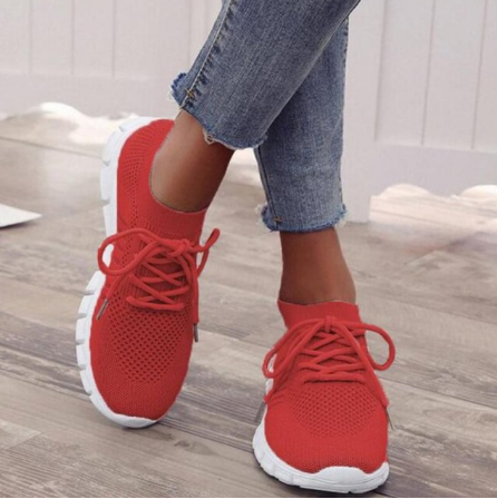 Sofia Sneakers | Trendy Orthopedische Sneakers met Schokdemping