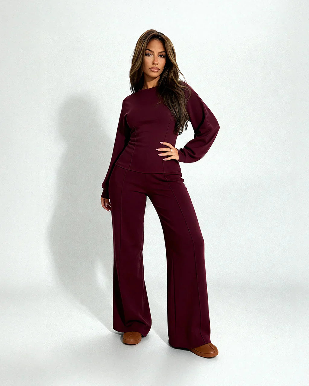 Marcella Chique dames set – elegante tweedelige outfit met flatterende pasvorm