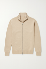 Sandr Cardigan | Heren slim-fit cardigan met rits en elegante pasvorm