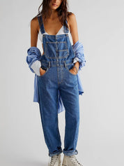 Stoere Denim Tuinbroek voor Dames - Valentina Moretti
