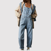 Stoere Denim Tuinbroek voor Dames - Valentina Moretti