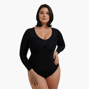 Elena Snatching Shapewear Longsleeve Bodysuit – Comfortabel & Naadloos Corrigerend Ondergoed