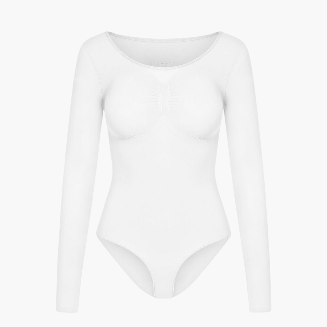 Elena Snatching Shapewear Longsleeve Bodysuit – Comfortabel & Naadloos Corrigerend Ondergoed