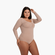 Elena Snatching Shapewear Longsleeve Bodysuit – Comfortabel & Naadloos Corrigerend Ondergoed