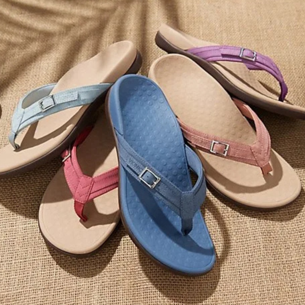 Bianca Teenslippers | Orthopedische Dames Slippers met Voetboogsteun en Demping