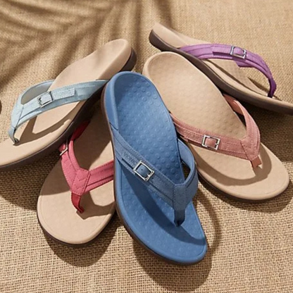 Bianca Teenslippers | Orthopedische Dames Slippers met Voetboogsteun en Demping