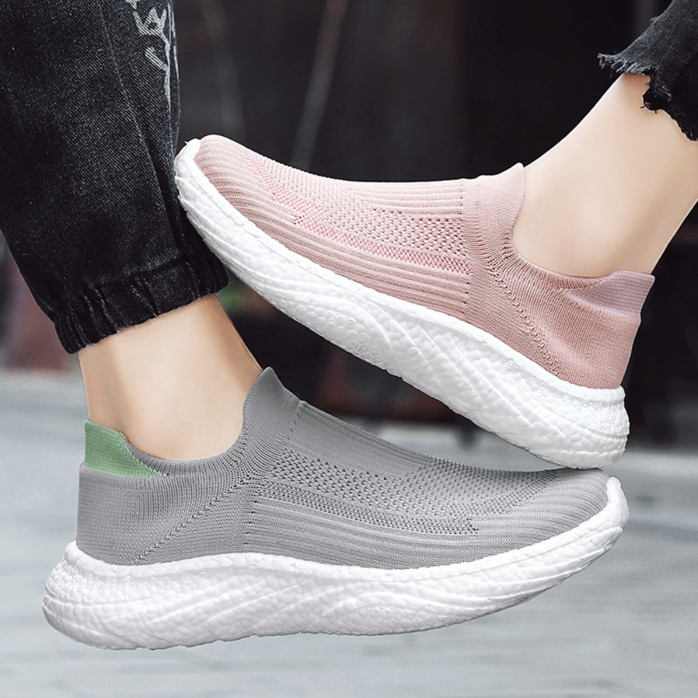 FlexaStep Sportschoenen | Orthopedische Instappers met Ademend Mesh en Voetboogondersteuning