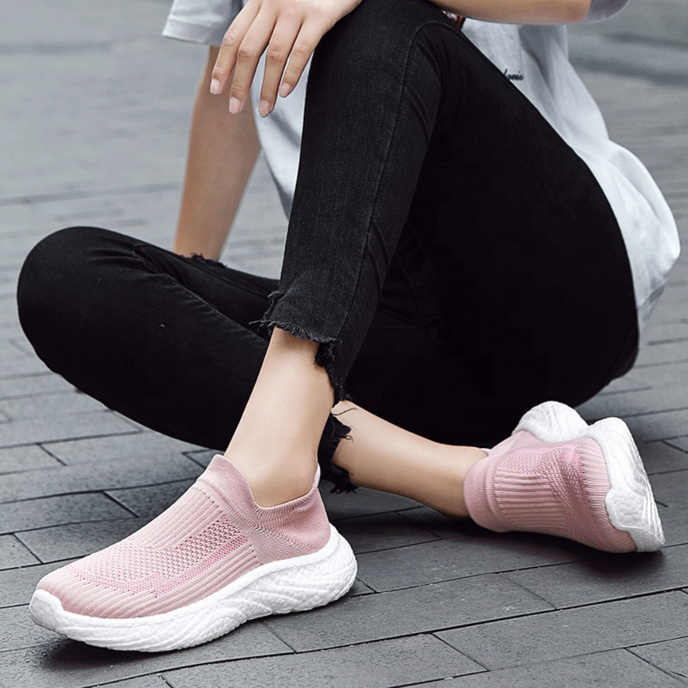 FlexaStep Sportschoenen | Orthopedische Instappers met Ademend Mesh en Voetboogondersteuning