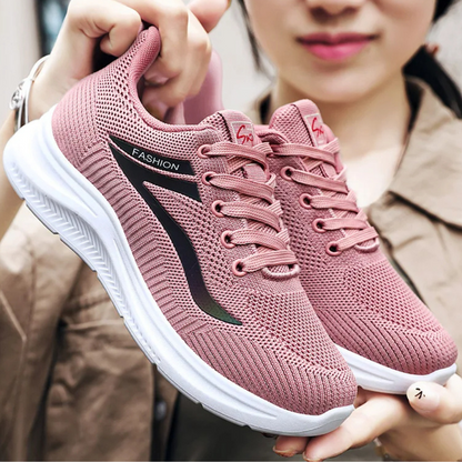 Claudia Sportschoenen | Orthopedische Dames Sneakers met Schokabsorptie en Ademend Design