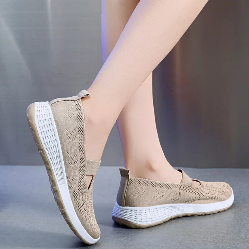 Valentina Instappers | Orthopedische Dames Instappers met Sleehak en Ademend Comfort