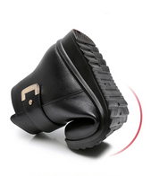 Allegra Orthopedische leren dameslaarzen – comfortabele boots van echt leer met steunzool